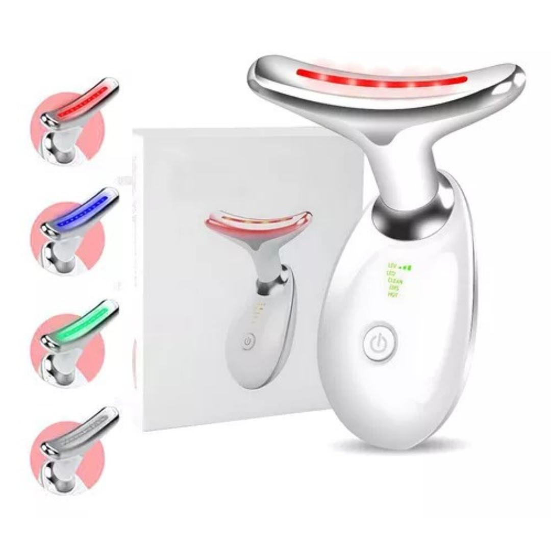 Massageador Facial Golfinho LED com Fototerapia