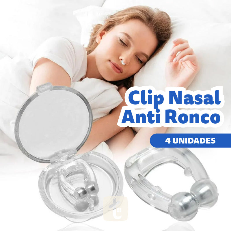 Clip Nasal Aparelho Anti-Ronco - 4 Unidades