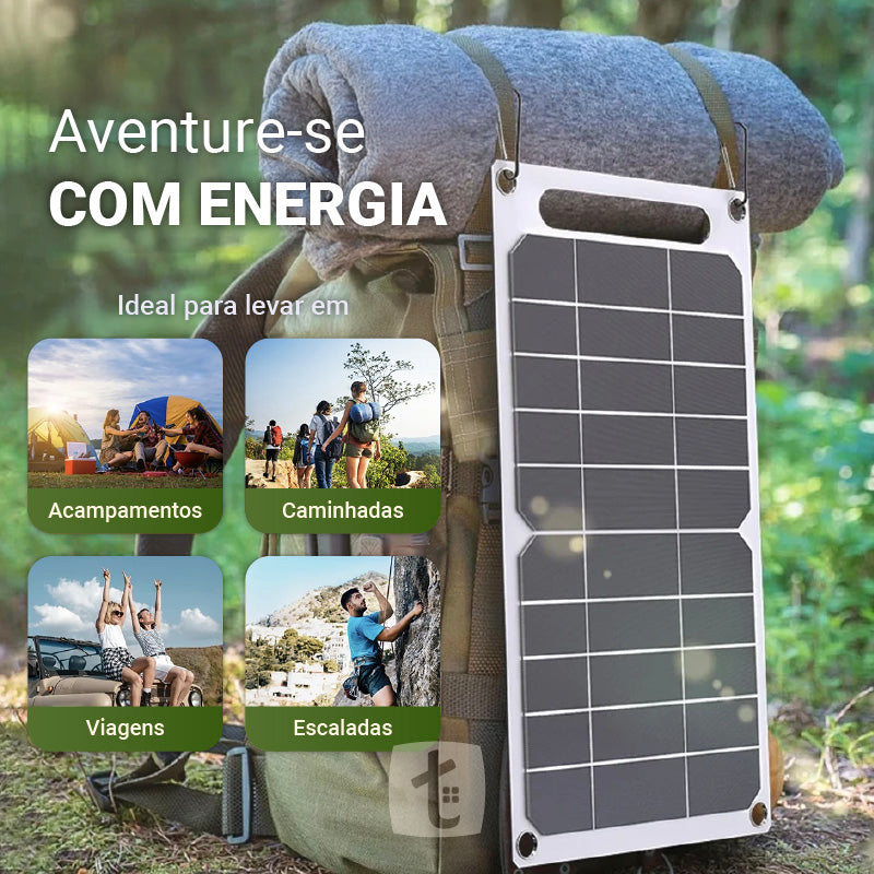 Painel Solar Portátil 30W USB