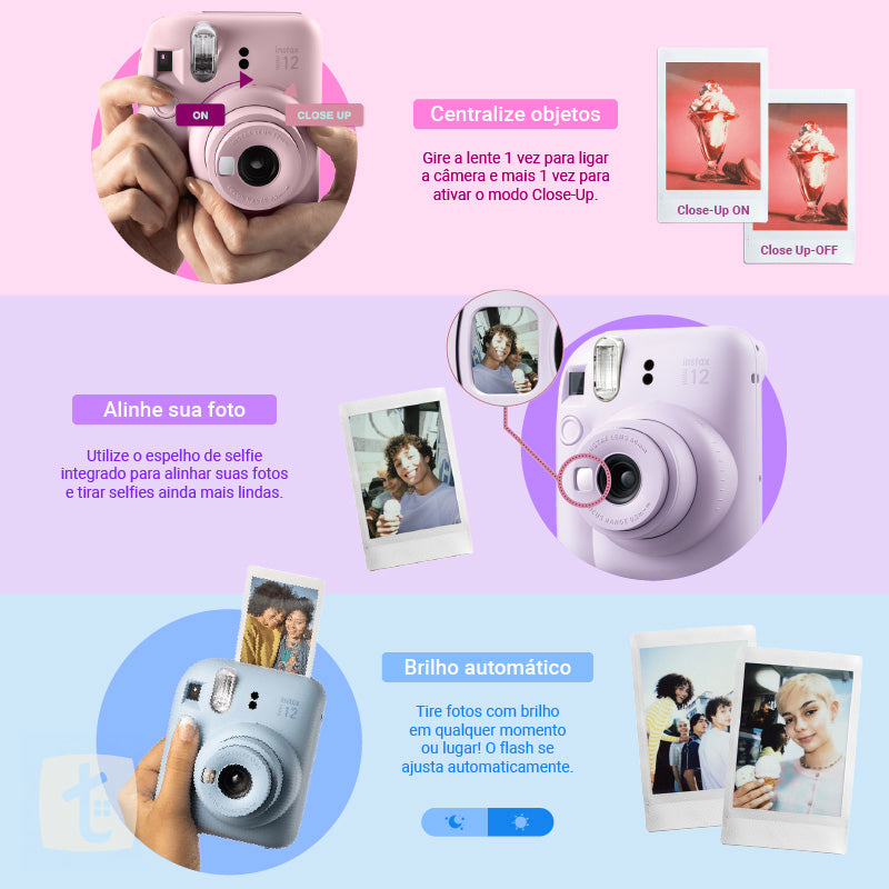 Câmera Instax Mini 12