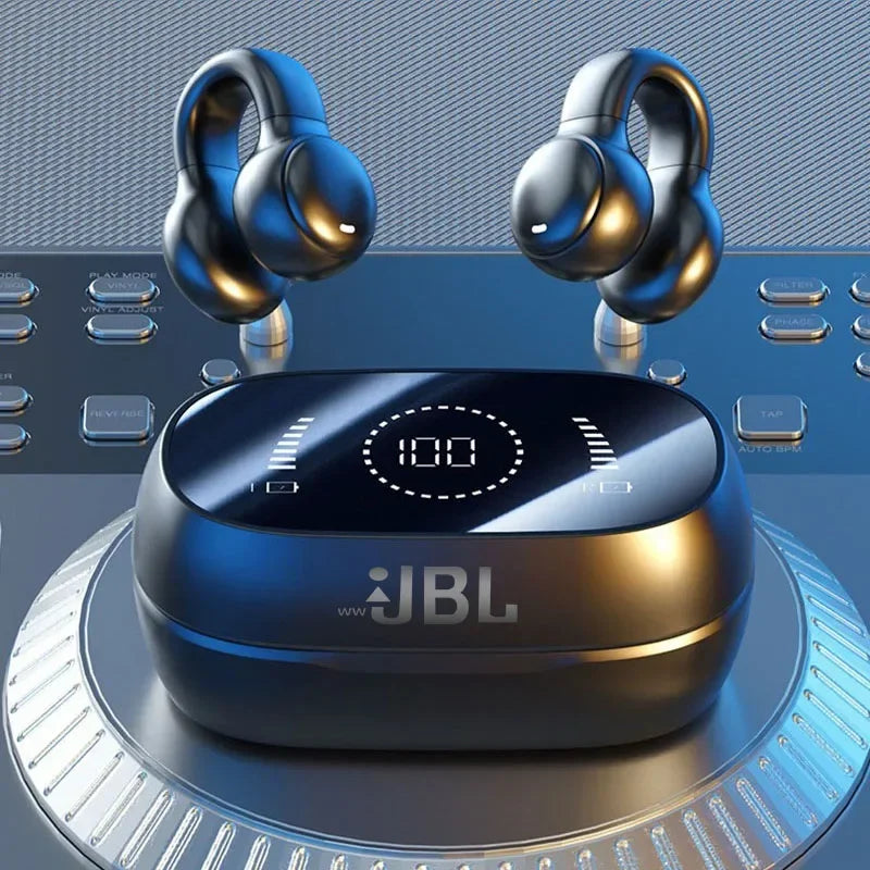 Ouça sua música, sem ruído externo: Fones de Ouvido Bluetooth 5.3 de Condução Óssea Sem Fio | Esportivo