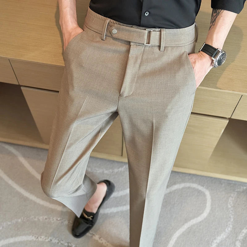 Calça Masculina Slim Stretch: Elegância e Conforto para Looks Formais e Casuais